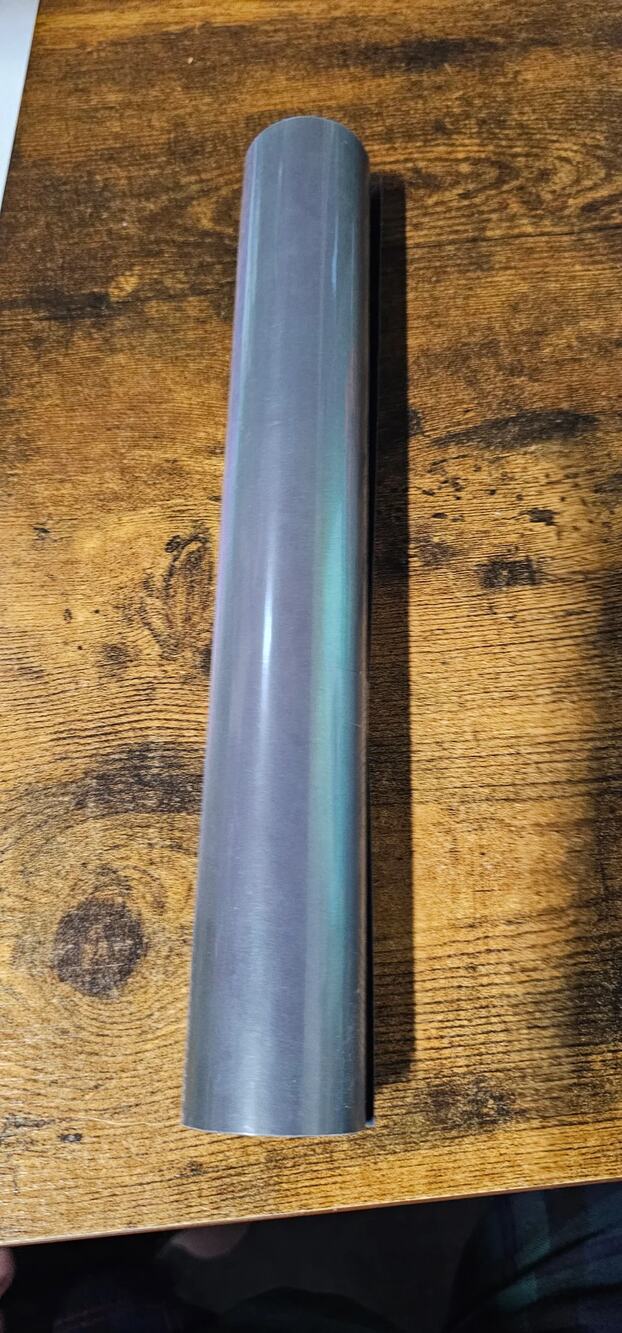 The Paper Studio reflective iron-on heat transfer vinyl roll 12in x 24in |Dark G